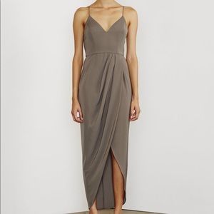 Shona joy core cocktail dress in olive